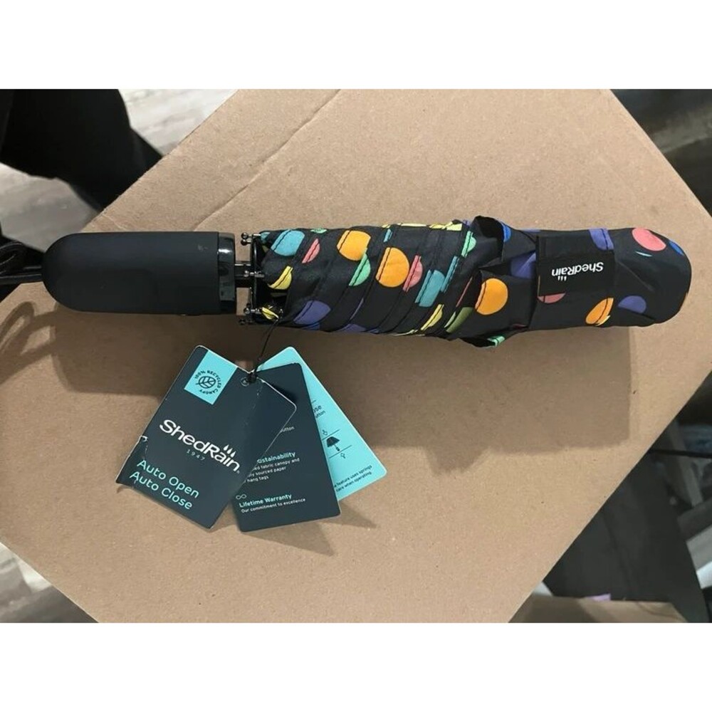 Shedrain polkadot umbrella